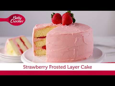 strawberry-frosted-layer-cake-|-betty-crocker-recipe