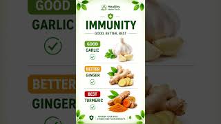🛡️ Good, Better, Best Immunity Foods #healthyfood #wellness #fypシ #foodfacts #immunity