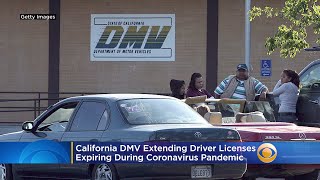 The california department of motor vehicles announced tuesday it would
extend driver licenses expiring during coronavirus pandemic. katie
johnston reports.