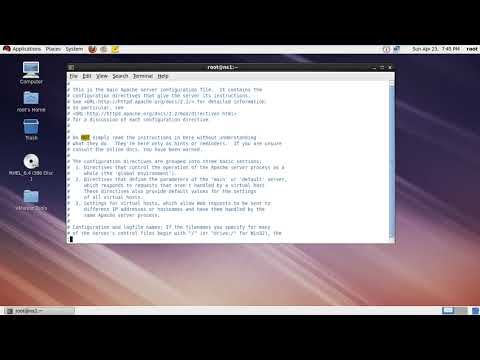 Web Server Configuration in RHEL