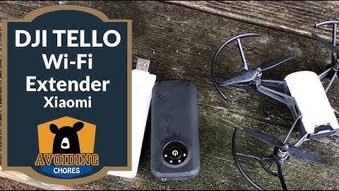 DJI Tello Drone How To Extend Range With Xiaomi WIFI Repeater 2