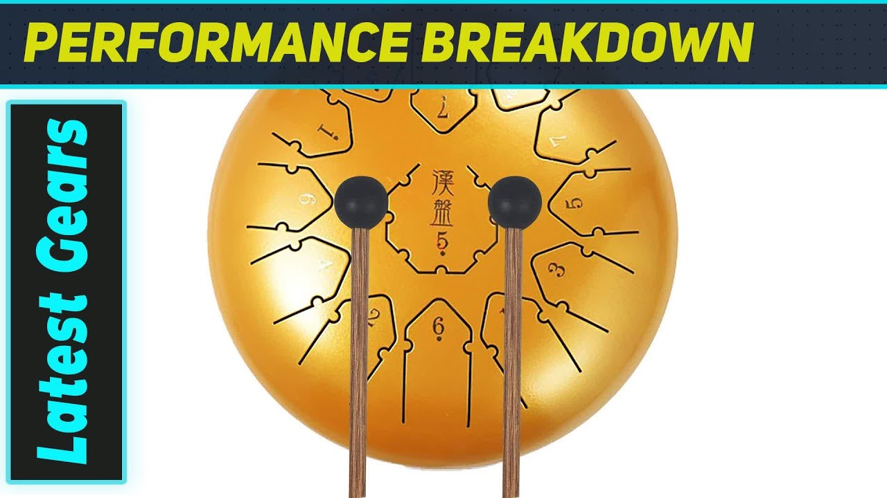 The Ultimate 12-Inch Steel Tongue Drum: Ethereal 13-Tune Hand Pan