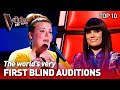 The very FIRST Blind Auditions from around the World in The Voice | The Voice 10 Years