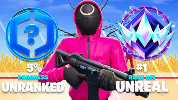 Unranked to Unreal SPEEDRUN (Fortnite Squid Game Reload)