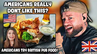 American Family's FIRST TIME trying REAL British Pub Food | British Guy Reacts