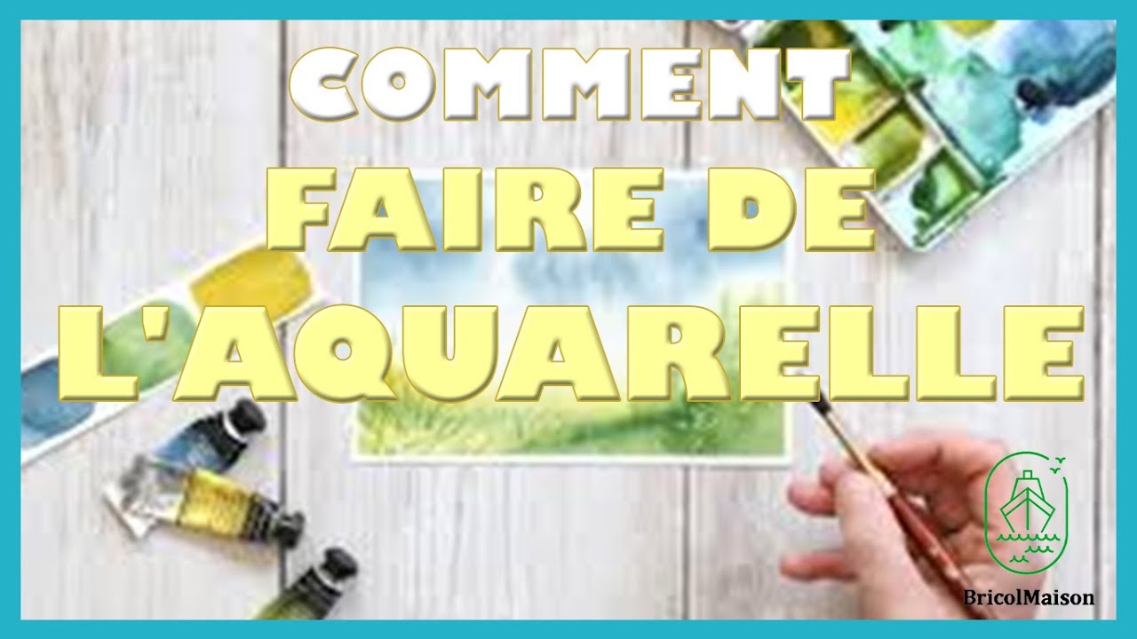 Comment faire de l' aquarelle - YouTube