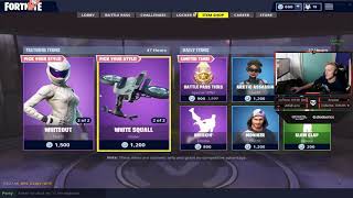 Fortnite Streamers React To New Whiteout And Overtaker Skin Hamlinz, Myth, Daequan, Faze Tfue