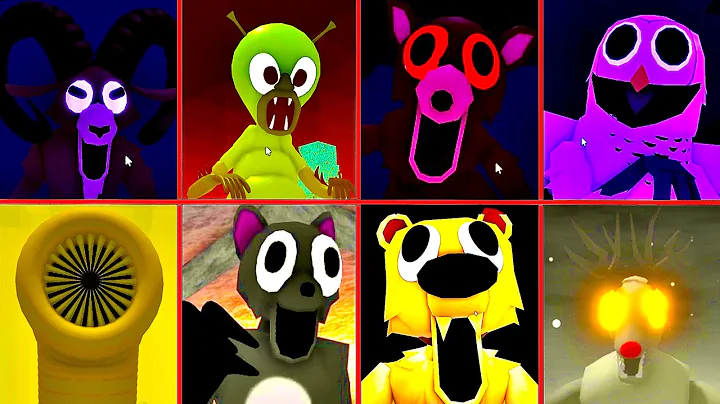 99 Nights in the Forest All Jumpscares: Ram VS Owl VS Deer VS Bear VS Alien VS Worm VS Cat VS Wolf