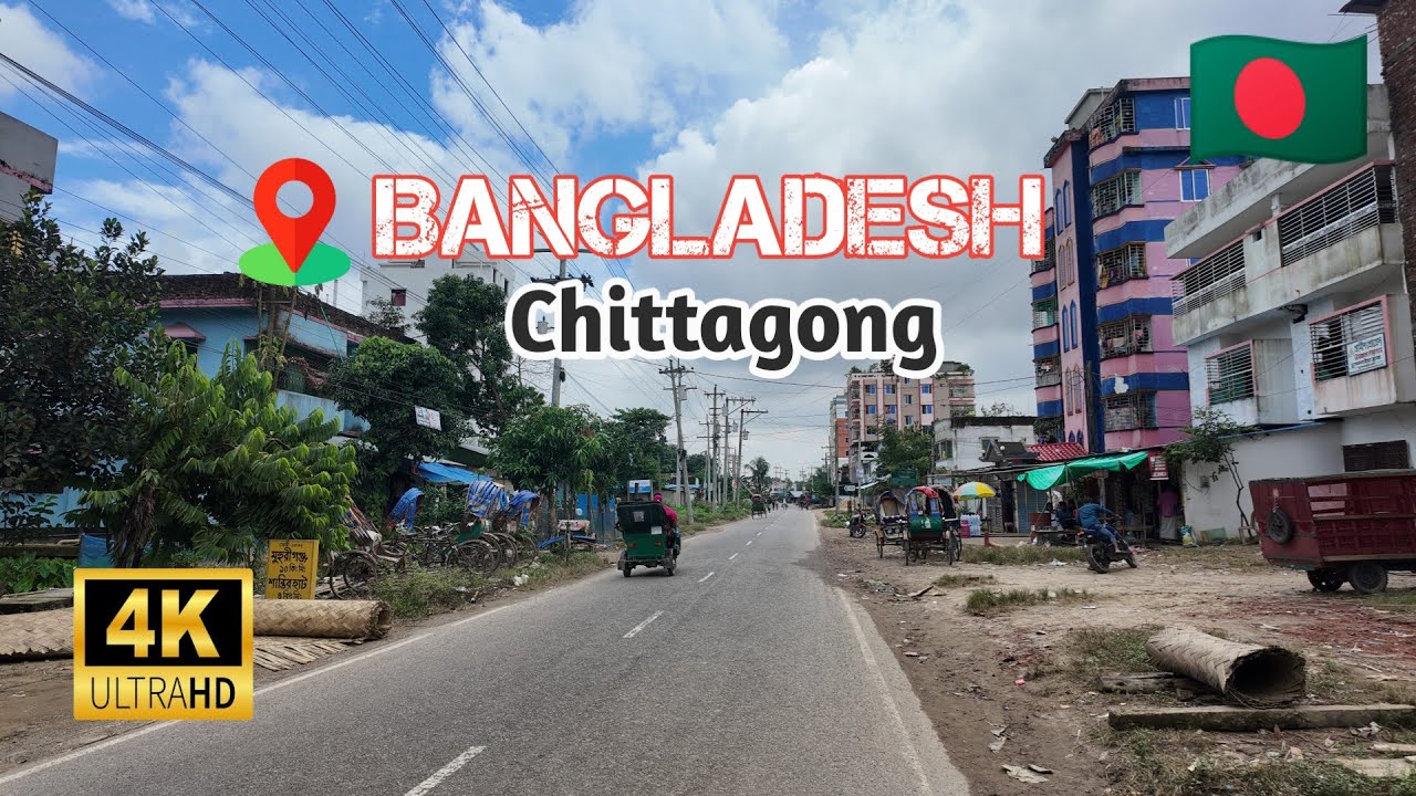 Bangladeshi 4K Walking Tour 2024 || Agrabad Chittagong City 4K Walking Tour 2024