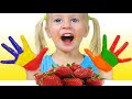 Wash Hands Healthy Habits Song + More Children's Songs by Katya and Dima