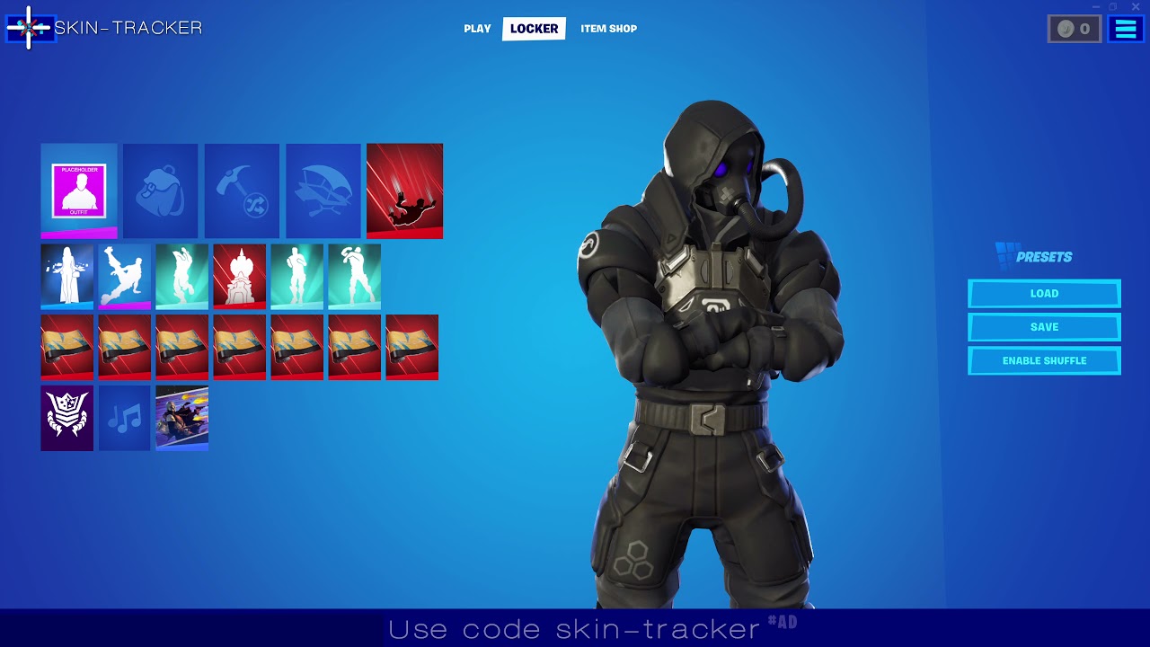 IO Trooper Fortnite Skin/NPC ingame in Locker Showcase YouTube
