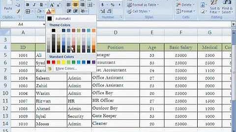 Formatting Tools   Urdu Tutorial by Irfan Wazir Ali