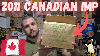 MRE Review Canadian IMP Baked Beans from 2011!