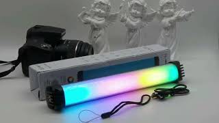 Портативное магнитное освещение для фотосъемки с RGB-подсветкой, Видеосвет RGB RL-30SL