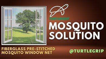 TurtleGrip Fiberglass Pre-Stitched Mosquito Window Net