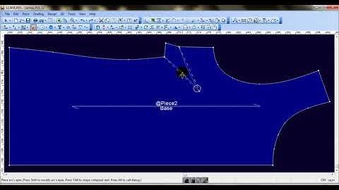 Optitex ND Cutting Dart by Arc, Cut a dart by giving it a curved shape, while maintaining the segmen