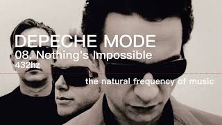 Depeche Mode - 08 Nothing's Impossible 432 hz
