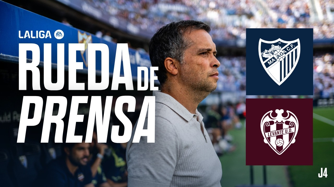 Rueda de prensa de Luis Castro tras el encuentro ante el Málaga CF