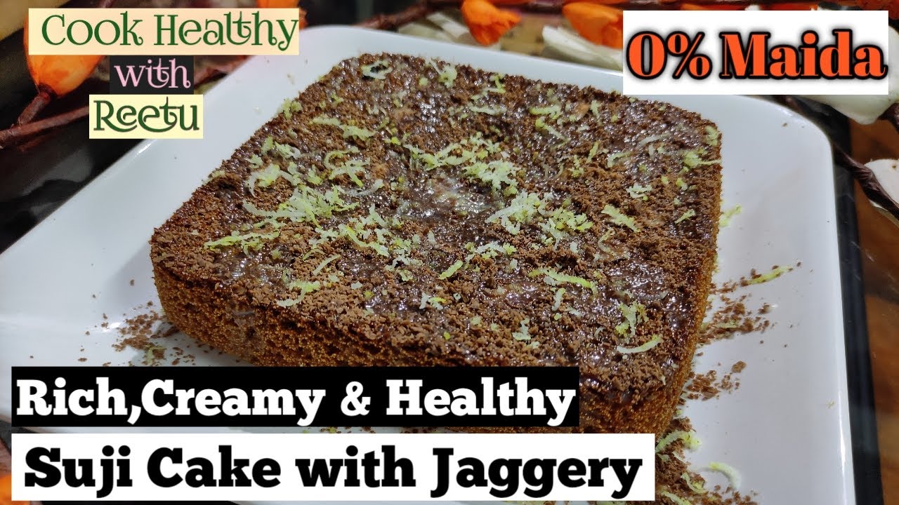 Suji Cake Recipe | Eggless Suji Cake Recipe | How to make Suji Cake at ...