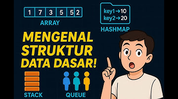 STRUKTUR DATA |"ARRAY; HASH MAP; STACK(TUMPUKAN); QUEUE(ANTRIAN)"|