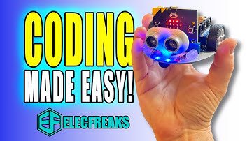 Kids Coding a Robot Car in Minutes! (Elecfreaks Cutebot)
