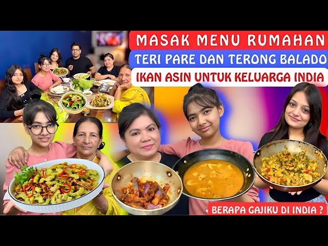 Masak Menu Rumahan Tumis Pare Teri Dan Terong Balado Ikan Asin Untuk Keluarga India‼️ class=