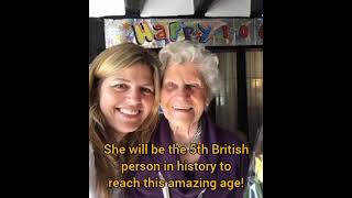 British Woman closing in on her 114th birthday! (Ethel Caterham)