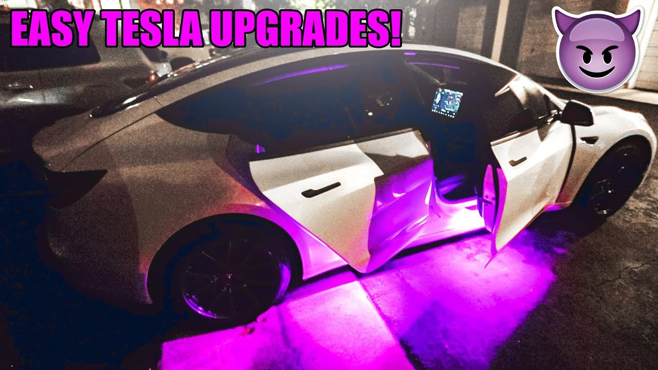 3 EASY UPGRADES FOR THE TESLA MODEL 3! 