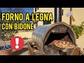 🍕FORNO A LEGNA per PIZZA🍕 CON BIDONE E PALLET (Risparmio 200€) fai da te!!! [SUB: Eng]