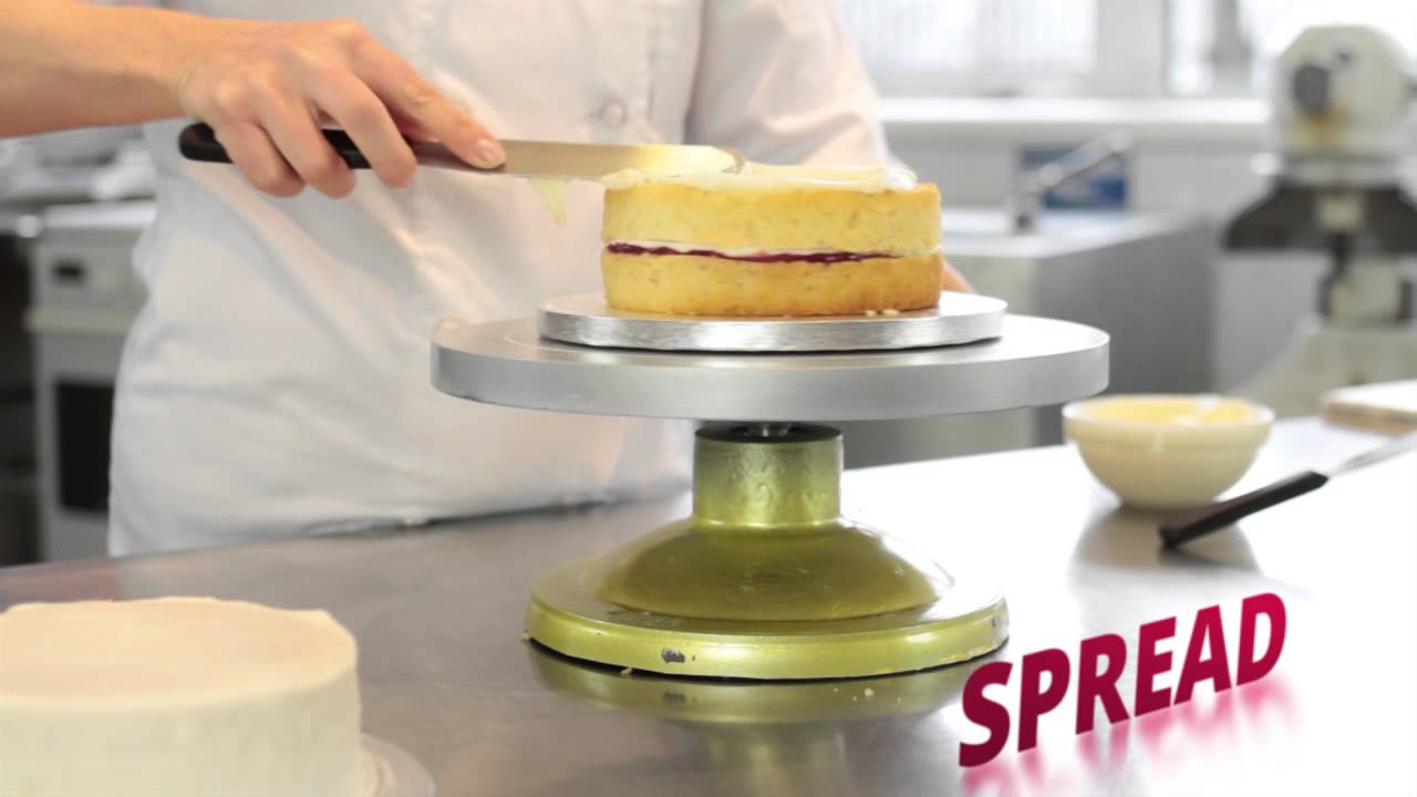 Sponge Base Preparing A Sponge Cake Base - YouTube