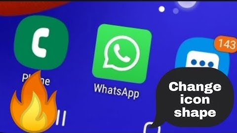 HOW TO CHANGE THE ICON SHAPE IN SAMSUNG GALAXY M01 CORE