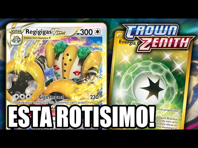 Regigigas VSTAR TANKS & One Hit KOs! Just Don't Attack It! Crown Zenith  PTCGO 