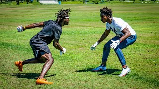 I DID 1ON1'S vs THE #1 RECEIVER IN THE COUNTRY!! (EXPOSED)