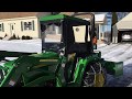 John Deere 3025E Original Tractor Cab