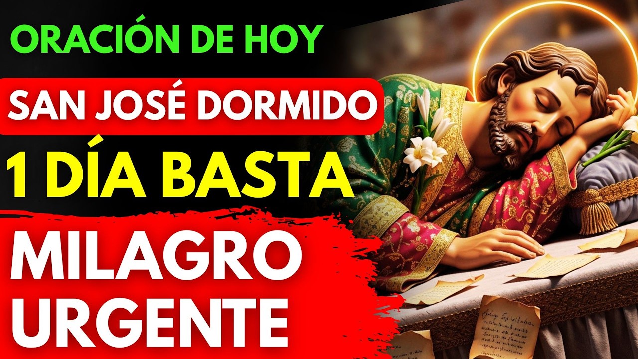 ✝️ ¡REZA SOLO 1 VEZ EN ESTA CUARESMA! San José Dormido Te Concede MILAGRO URGENTE