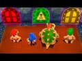 【マリオパーティ9】ミニゲームマリオVsルイージVsソニックVsクッパ(COM最強 たつじん)