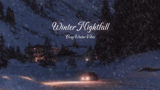 【𝐏𝐥𝐚𝐲𝐥𝐢𝐬𝐭】1hr Winter Night Serenity:Snowfall & Piano Ambience (No Footsteps.ver)