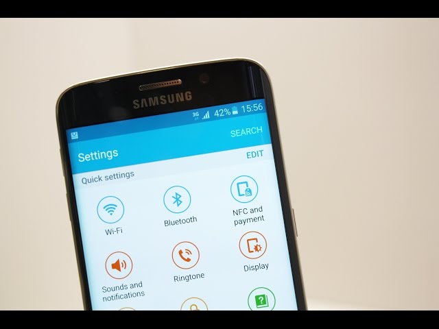 Alle Einstellungen des Samsung Galaxy S6 (Edge) | settings - YouTube