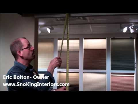How to measure for a sliding glass door blind