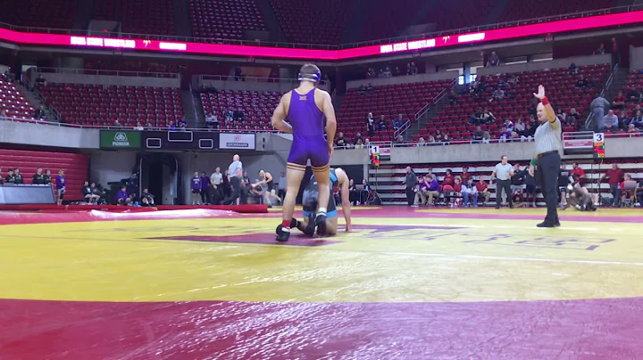 Kaleb Olejniczak (UNI) vs Jason Kraisser (ISU)