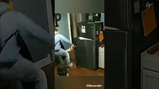 Fight with fridge 😂😂😂#shorts