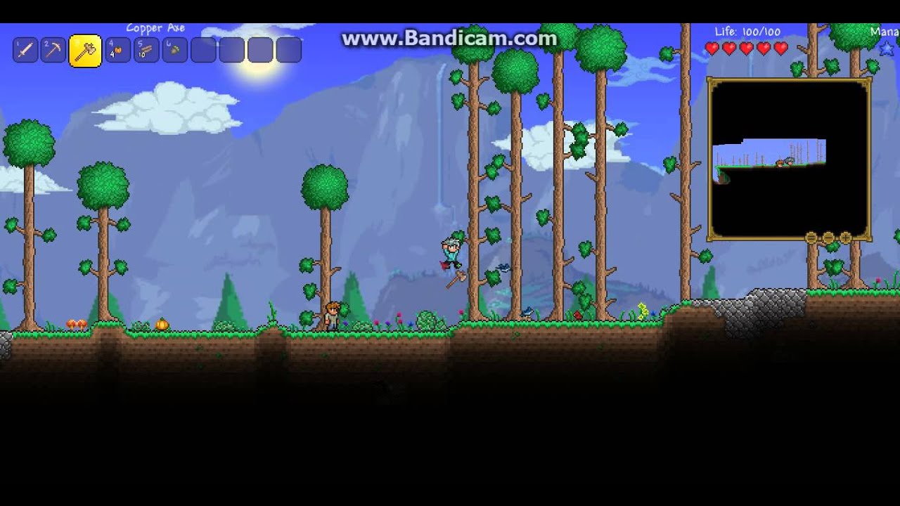 Lets play Terraria ep 1 - YouTube