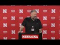 🎙️ Nebraska Football Vegas Bowl Media Availability | Dec. 9, 2025