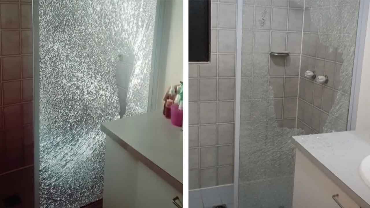Woman Wakes Up To Shower Screen Glass Mysteriously Cracking YouTube