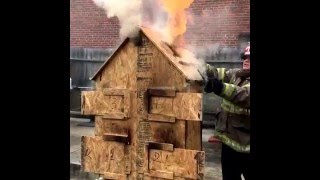 Doll House fire behavior, Birmingham Fire and Rescue