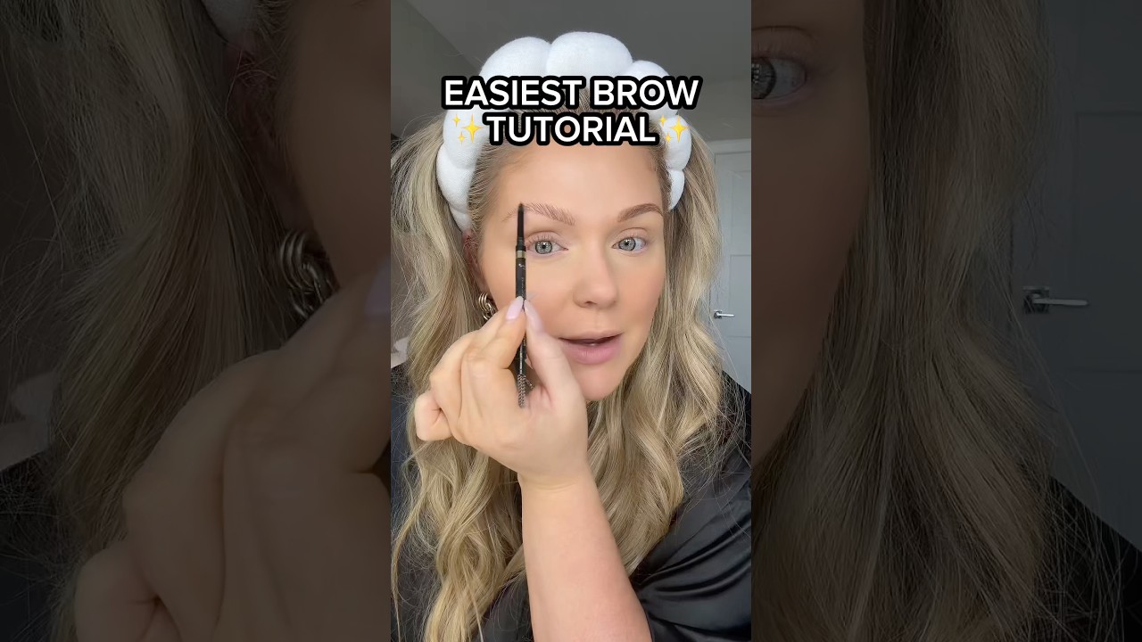 Easiest Brow Tutorial (only one you will EVER need)🤩 #shorts #makeup #beauty #makeuptutorial #brows