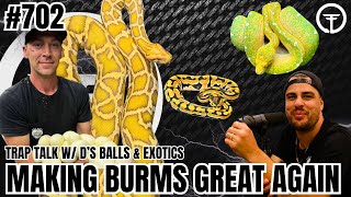 Big Exciting News In The Burmese Python Game | Trap Talk With MJ