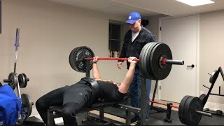 16 Year Old Benches 405 for 3 and Static Holds 500!