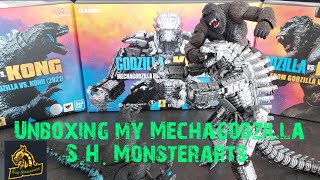 UNBOXING my Legendary Mechagodzilla!! S.H.  Monsterarts!!!