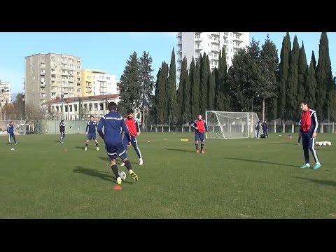დინამოს მზადება გურიასთან მატჩისთვის